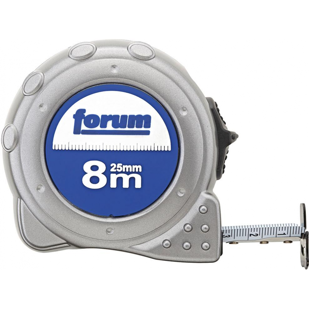 Taschenbandmaß Stahlband 8m x 25mm FORUM