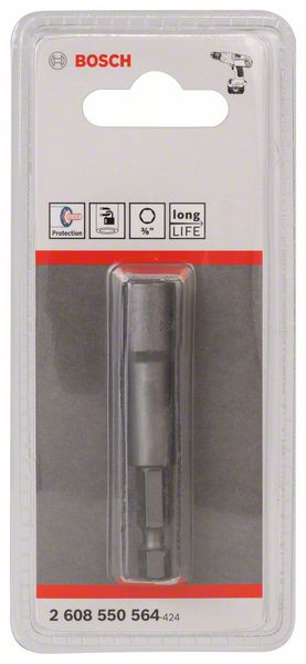 Bosch Steckschlüssel, 65 mm x 3/8-Zoll, Tiefenanschlag 2 607 002 586
