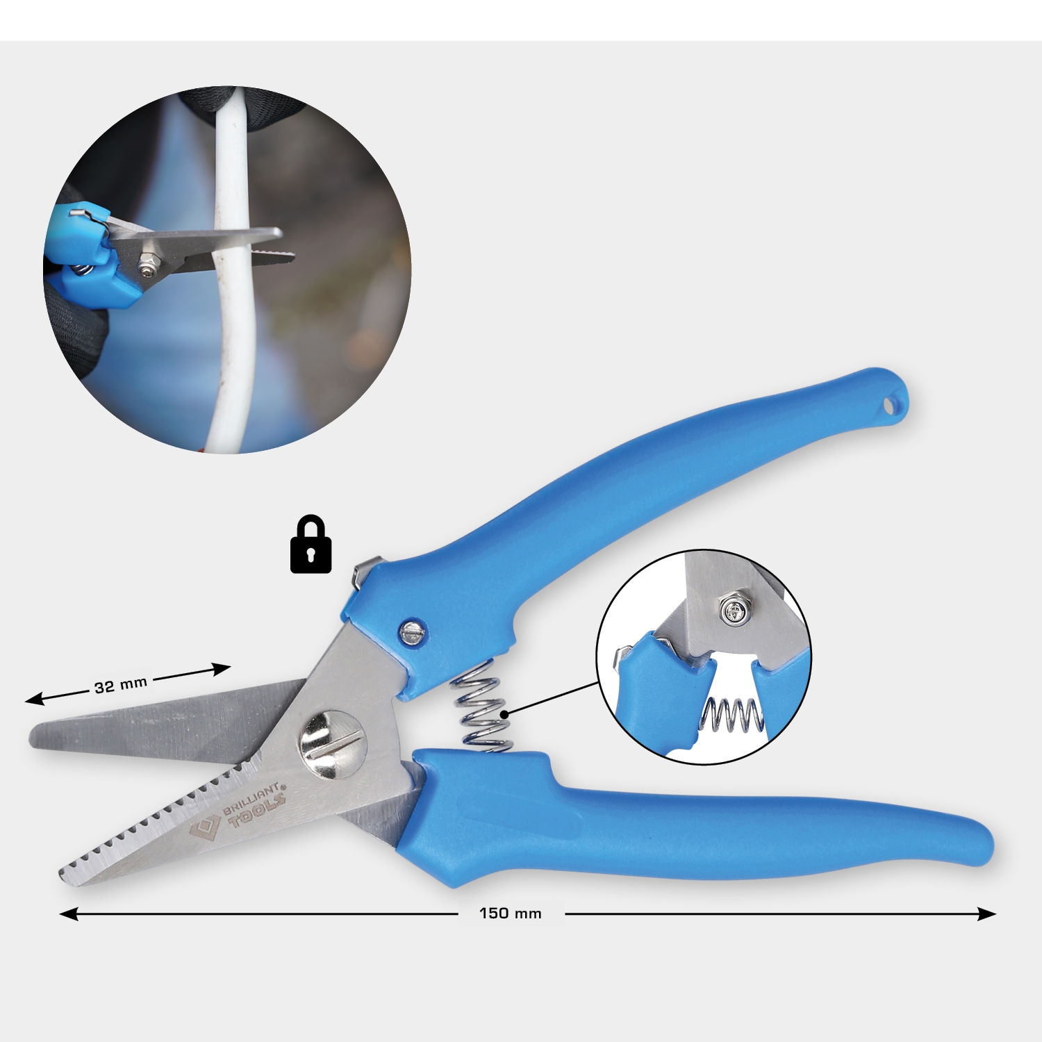 Brilliant Tools  Universal-Werkstatt-Schere