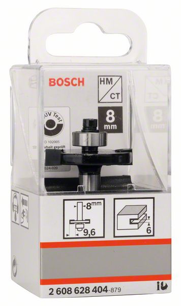 Bosch Scheibennutfräser, 8 mm, D1 32 mm, L 6 mm, G 51 mm