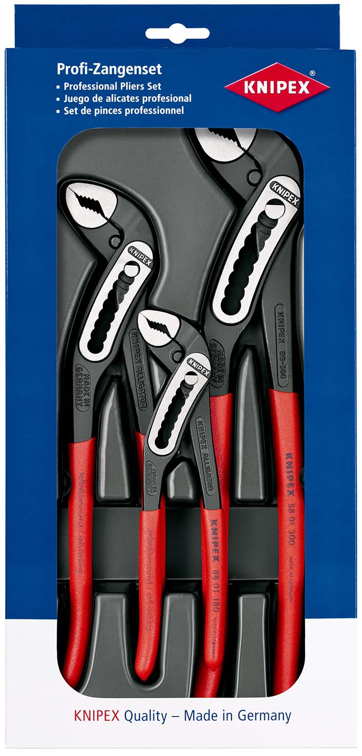 Zangenset Alligator 3tlg. im Karton Knipex