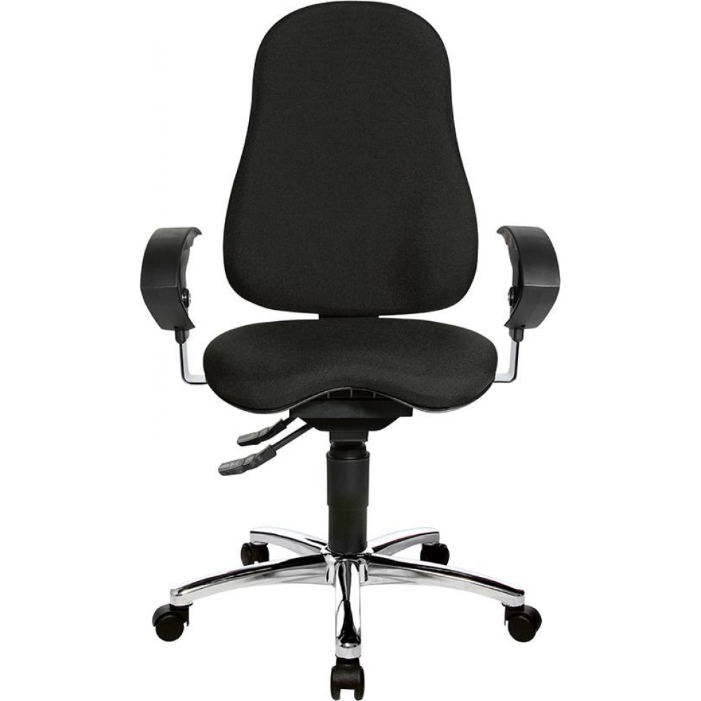 Bürodrehstuhl Modell Sitness 10 Drehstuhl schwarz