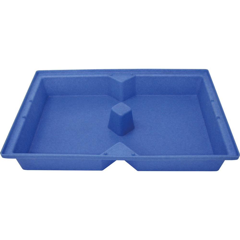 PE-Auffangwanne ST100 ohne Rost für Kleingebinde 119,5x79,5x18,5cm
