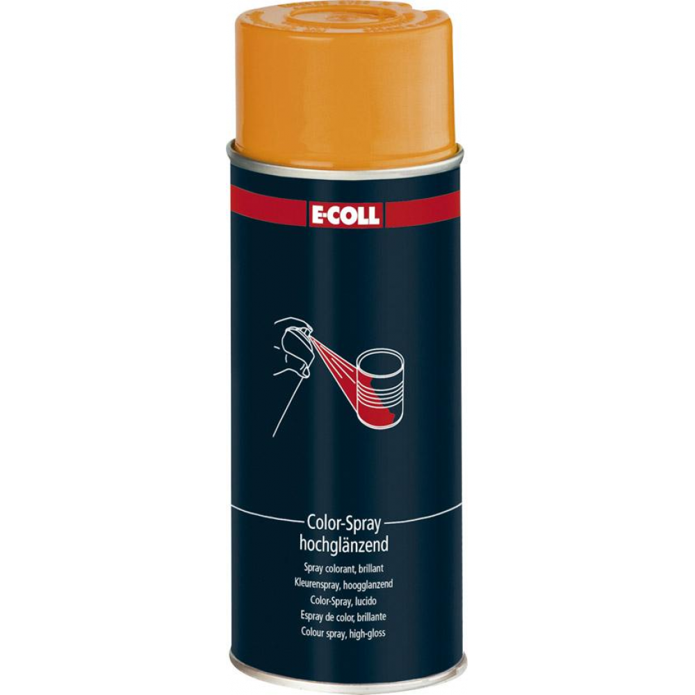 Color-Spray, hochglänzend hochglänzend400ml hellrotorange E-COLL