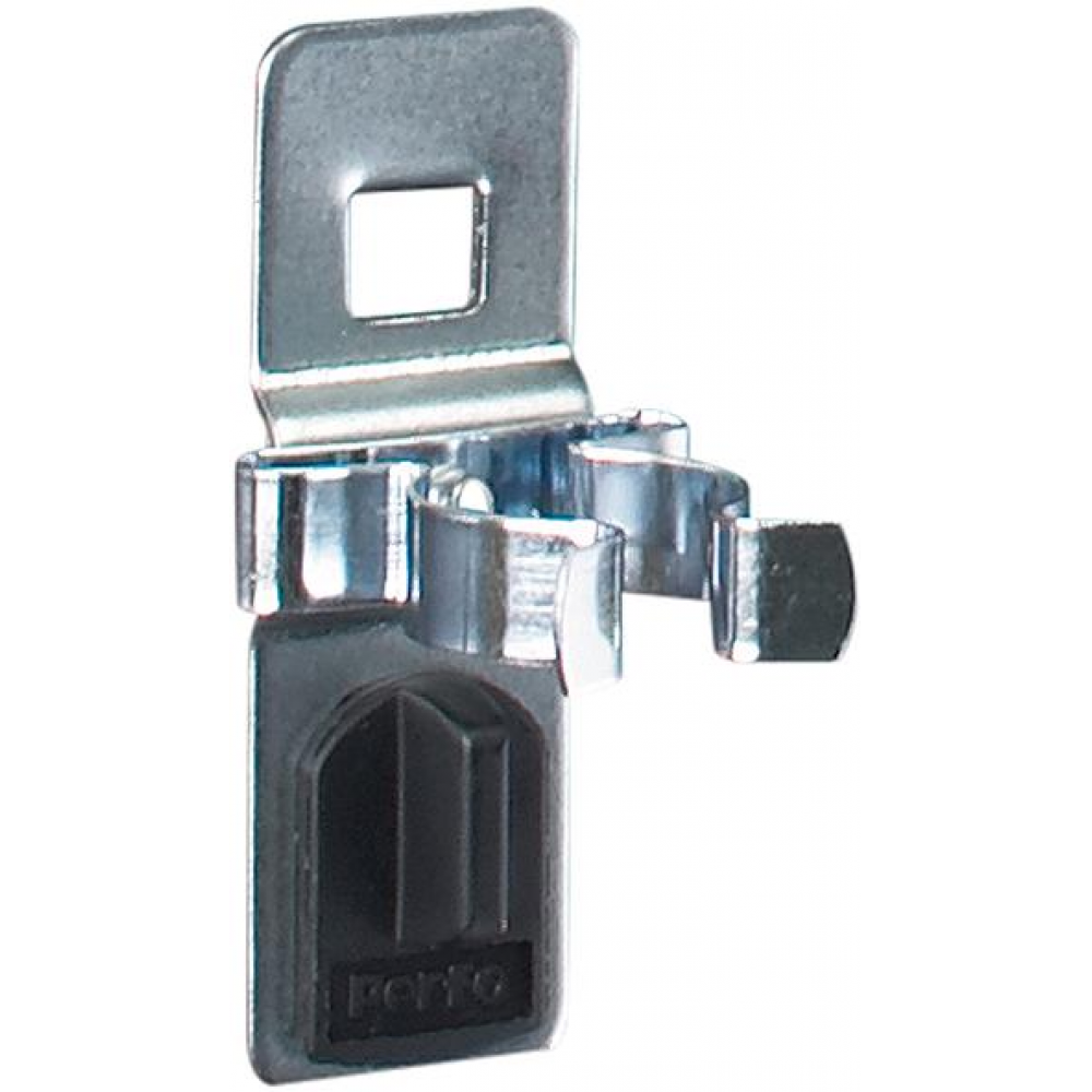 Einfache Werkzeugklemme, mit schmaler Grundplatte einfach B20x T60x D19 mm für Lochplatten
