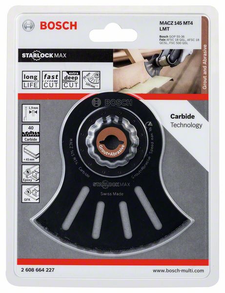 Bosch Segmentsägeblatt MACZ 145 MT4, 145 mm, 1er-Pack