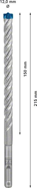 Hammerbohrer EXPERT 12x150x215mm BoschVE à 10 StückSDS plus-7X