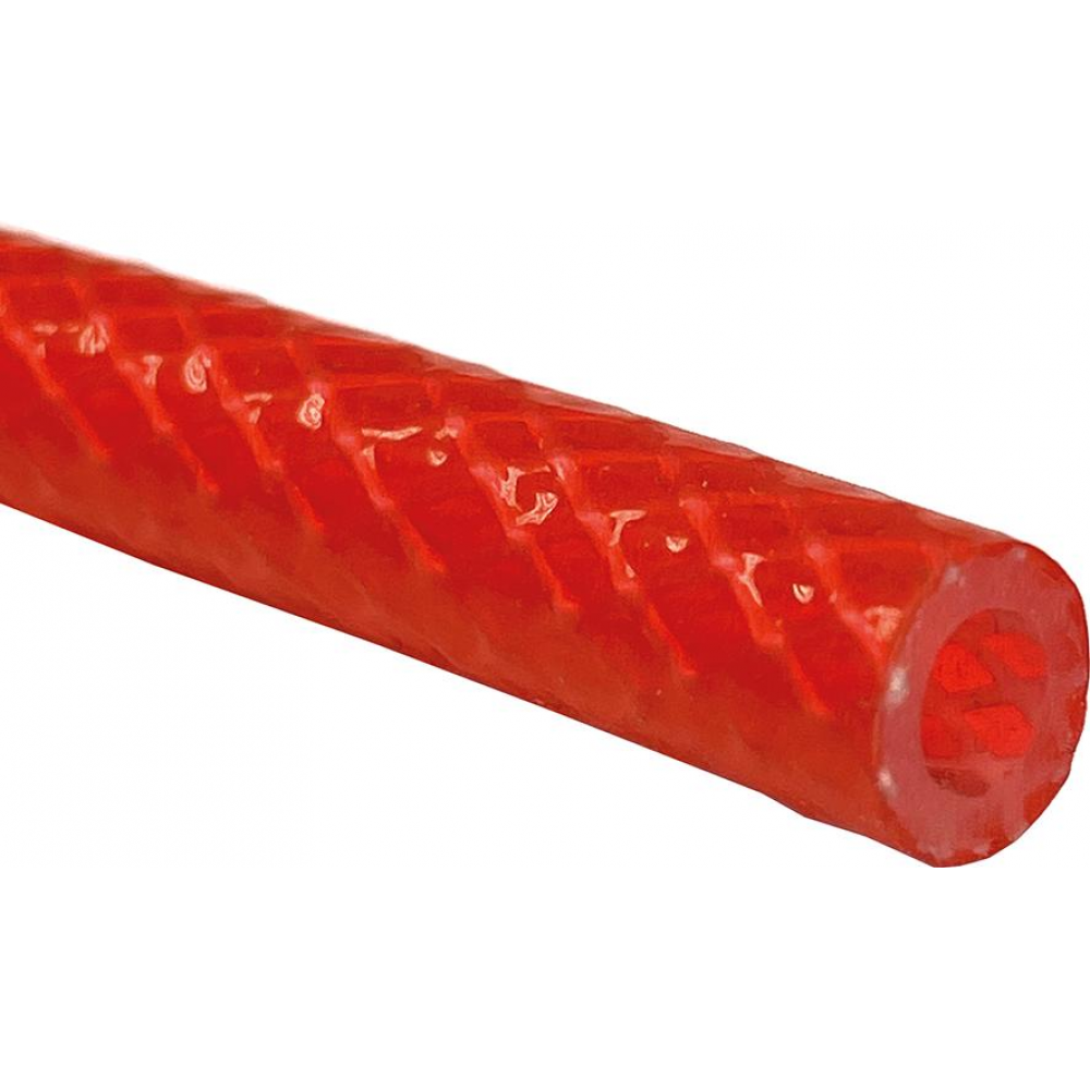 Silikonschlauch, rot mit Einlage 9x3mm, 25m