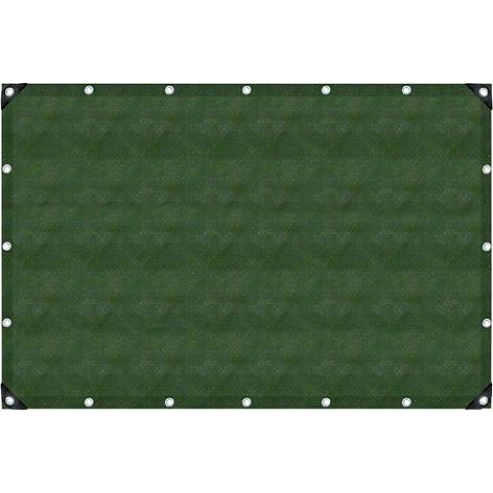 PE-Gewebeplane Gewebeplane oliv 3x5m UV-stabilis. Ösen 50 cm