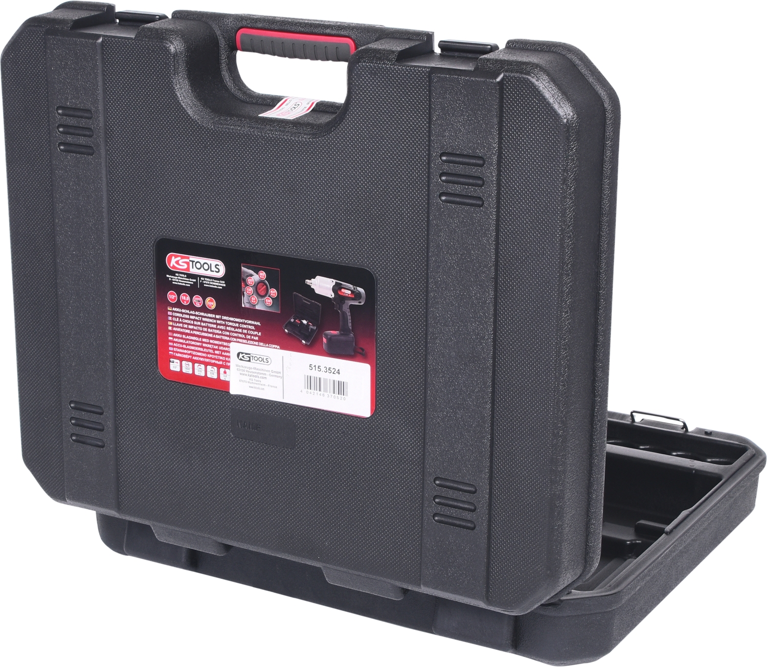 KSTOOLS 1/2" Akku-Schlag-Schrauber Drehmomentvorwahl,1.800 U/min,ohne Akku,Ladegerät