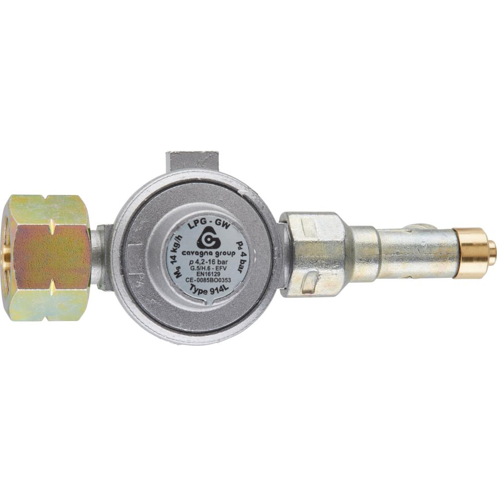 Mitteldruck-Gasregler Regler 14,0kg/h 4bar Kombi x G 3/8 mit SBS