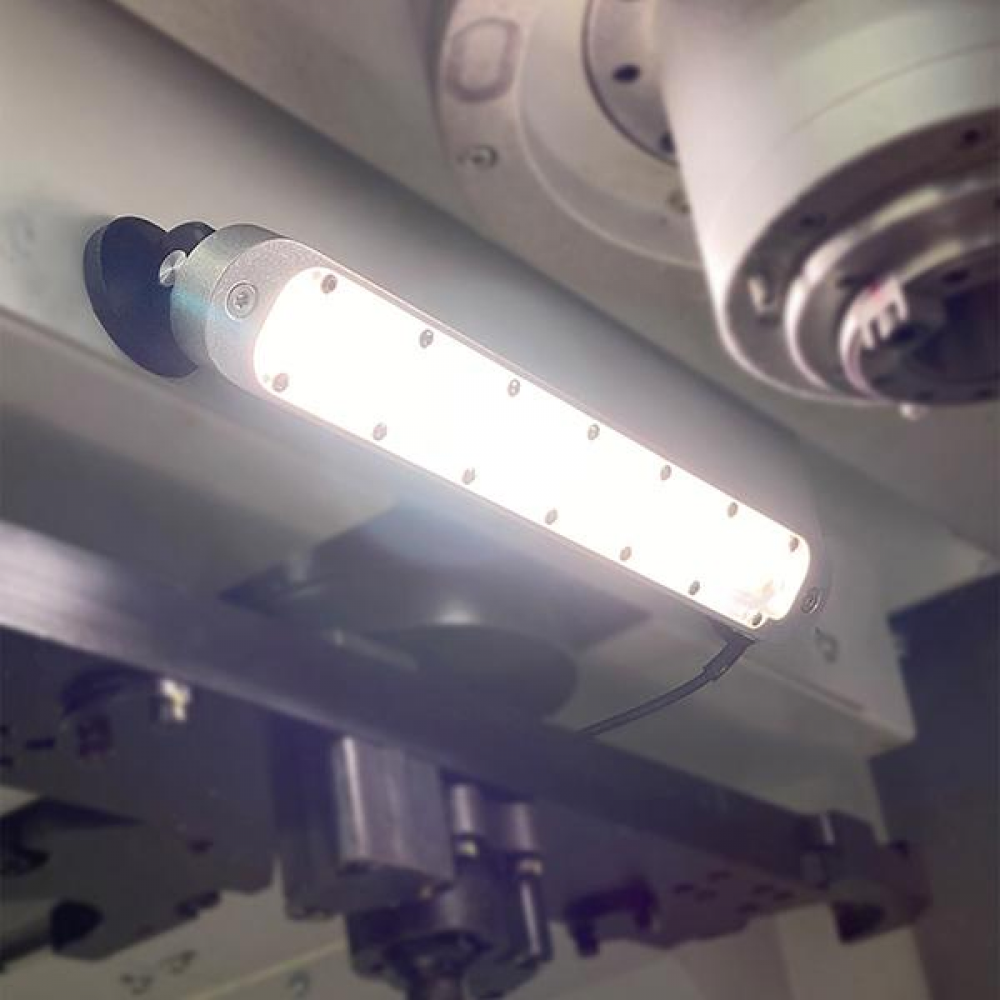 LED-Maschinenleuchte Lichtleiste, kippbar 202mm 600Lumen schwenkbar Bauer Böcker