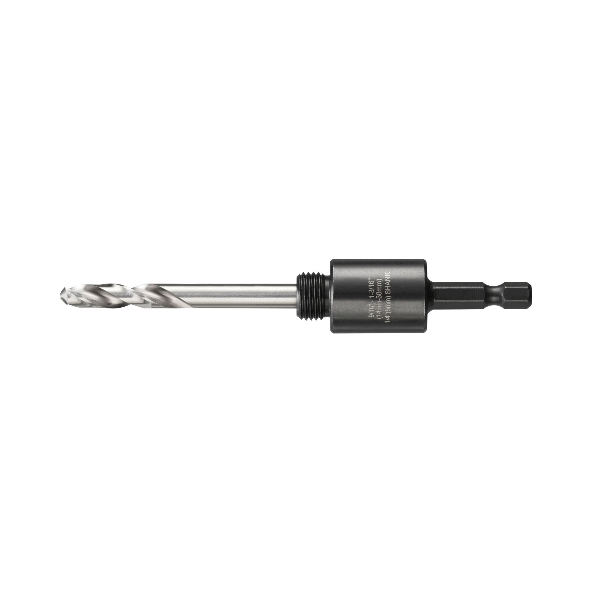 Dewalt DT90365-QZ,  Standard-Adapter 6,35mm, 14-30mm, Standard-Adapter fuer Lochsaegen 6,35mm Aufnahmeschaft (fuer Lochsaegen-Durchmesser 14-30mm)