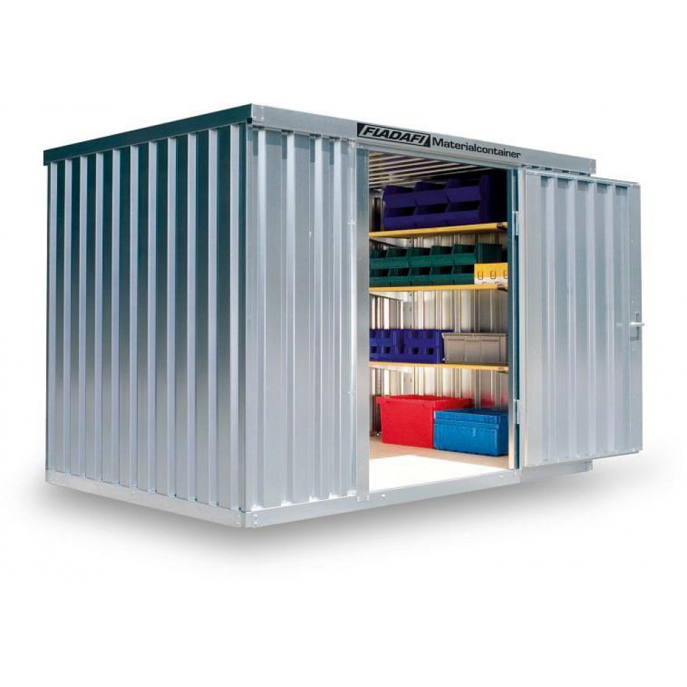 Materialcontainer FLADAFI MC 1300verzinkt, zerlegt, 3,00 m