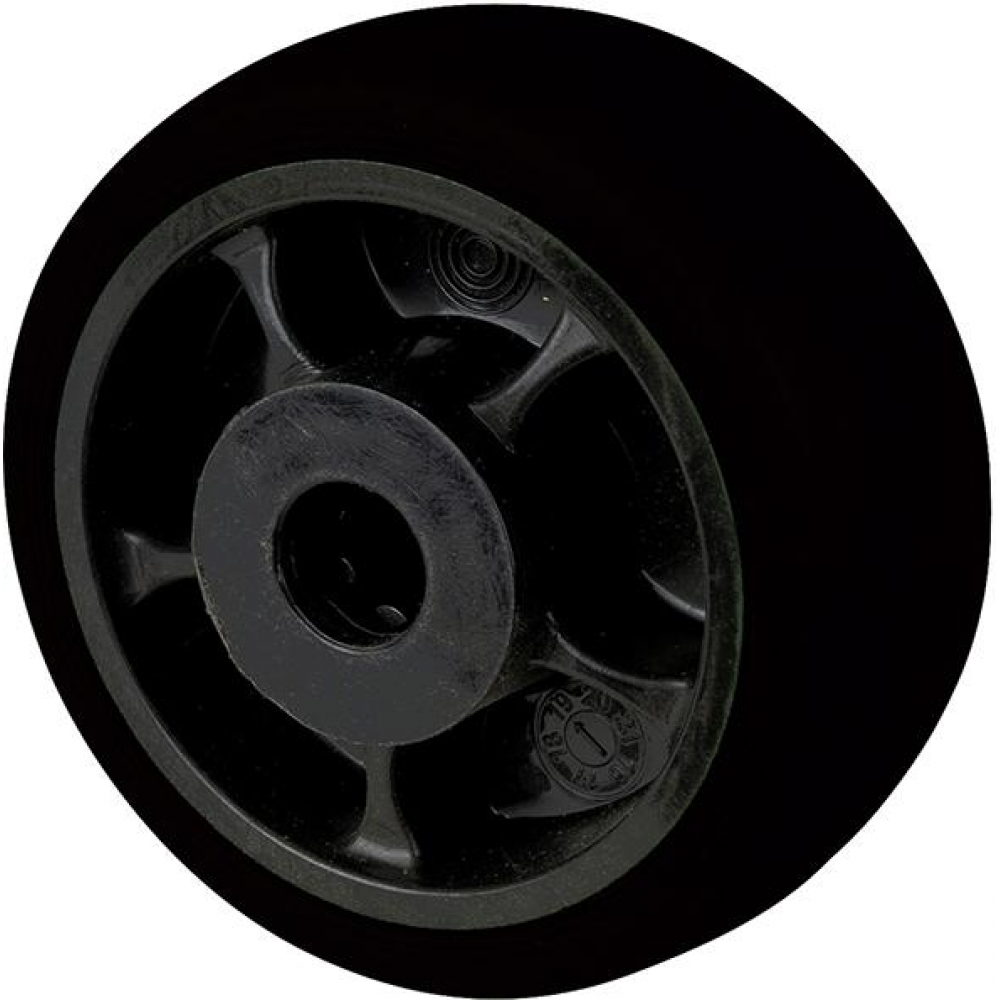 Vollgummirad B44 Gummirad 80mm schwarz, , RL