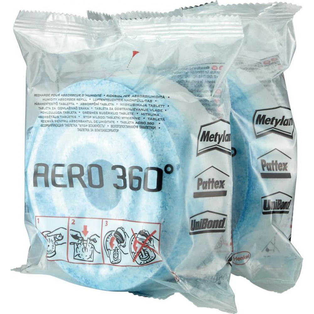 Nachfülltab für Aero 360° Pattex Entfeuchter 2x450g