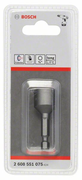 Bosch Steckschlüssel, 50 mm x 1/2-Zoll