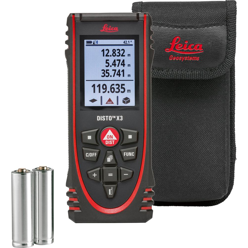 Laser-Entfernungsmesser Leica DISTO X3 Handlasermeter X3-1"