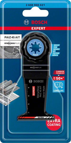 Bosch EXPERT MetalMax PAIZ 45 AIT Blatt für Multifunktionswerkzeuge, 45 mm