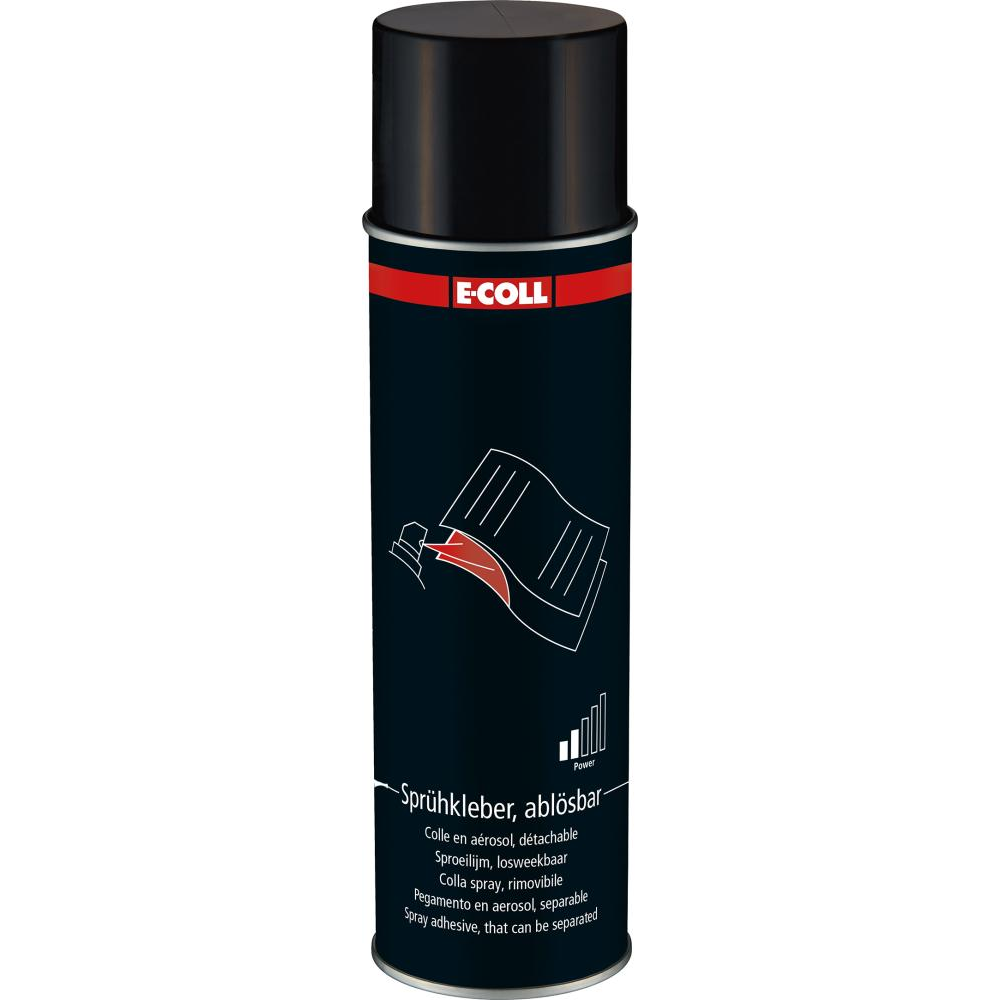 Ablösbarer Sprühkleber ablösbar, 500 ml transparent E-COLL