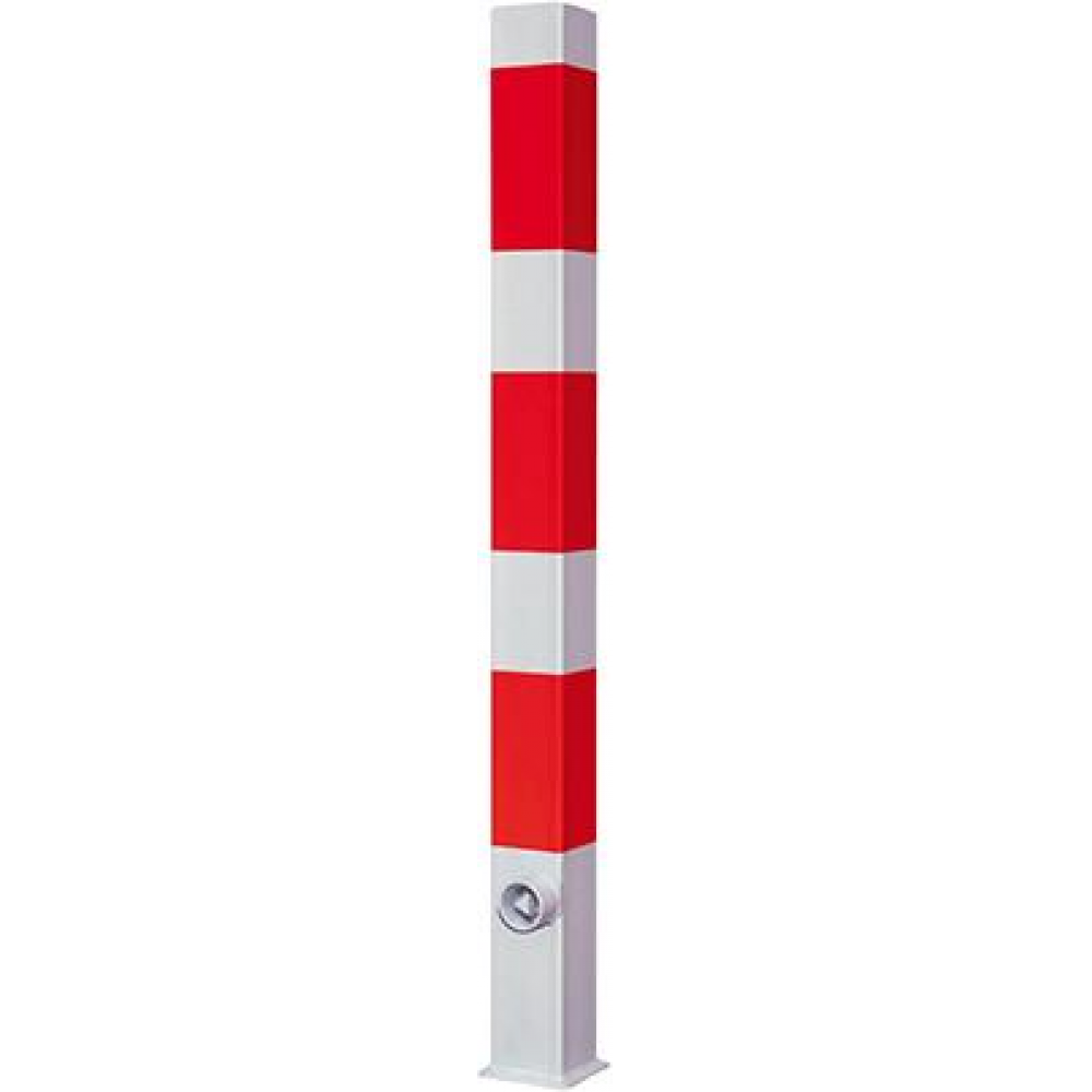 Absperrpfosten, 70 x mm, herausnehmbar 70x70 r/w 1400
