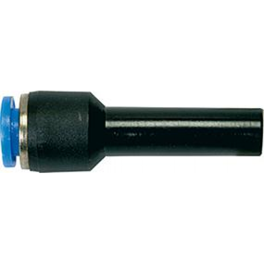 Gerade Steckverbindung, mit Stecknippel, reduzierend Gerader Reduzierstecker Blaue Serie, Schlauch-6 8mm RIEGLER