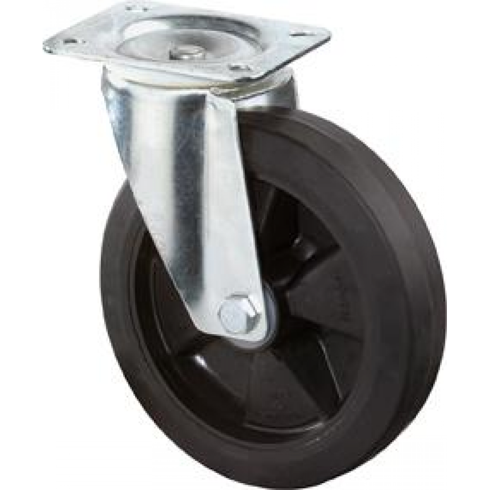 Lenkrolle L100 100mm L400.B60 Platte,Elastik ,RL L400.B60.100 BS ROLLEN