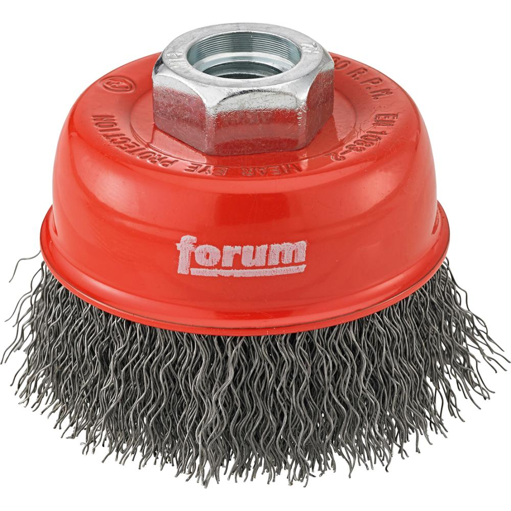 Topfbürste Stahld. M14 100 x0,3 mm gewellt FORUM