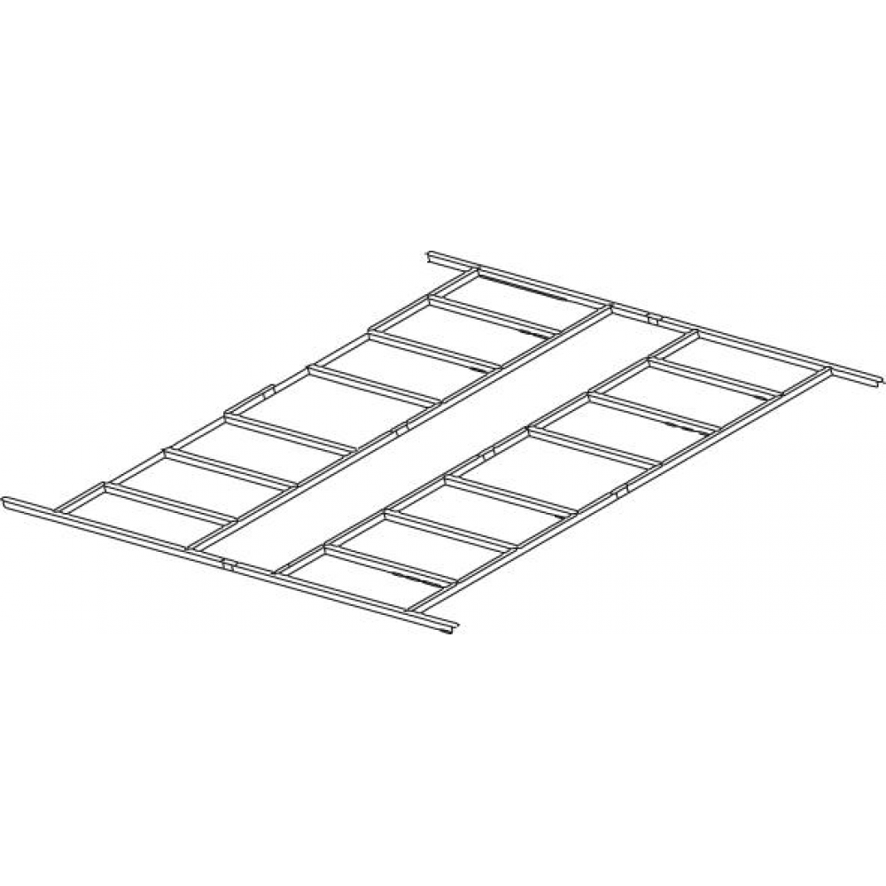 Fundament zu Gerätehaus mit Satteldach verzinkt m.Satteldach 301 x 303 214 cm Beschaffungsartikel