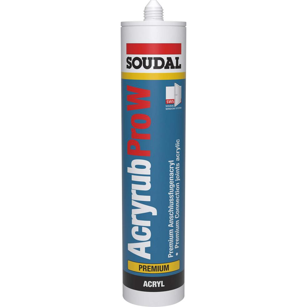 Acryldichtmasse Acryrub Pro-W PRO W 310ml schwarz SOUDAL