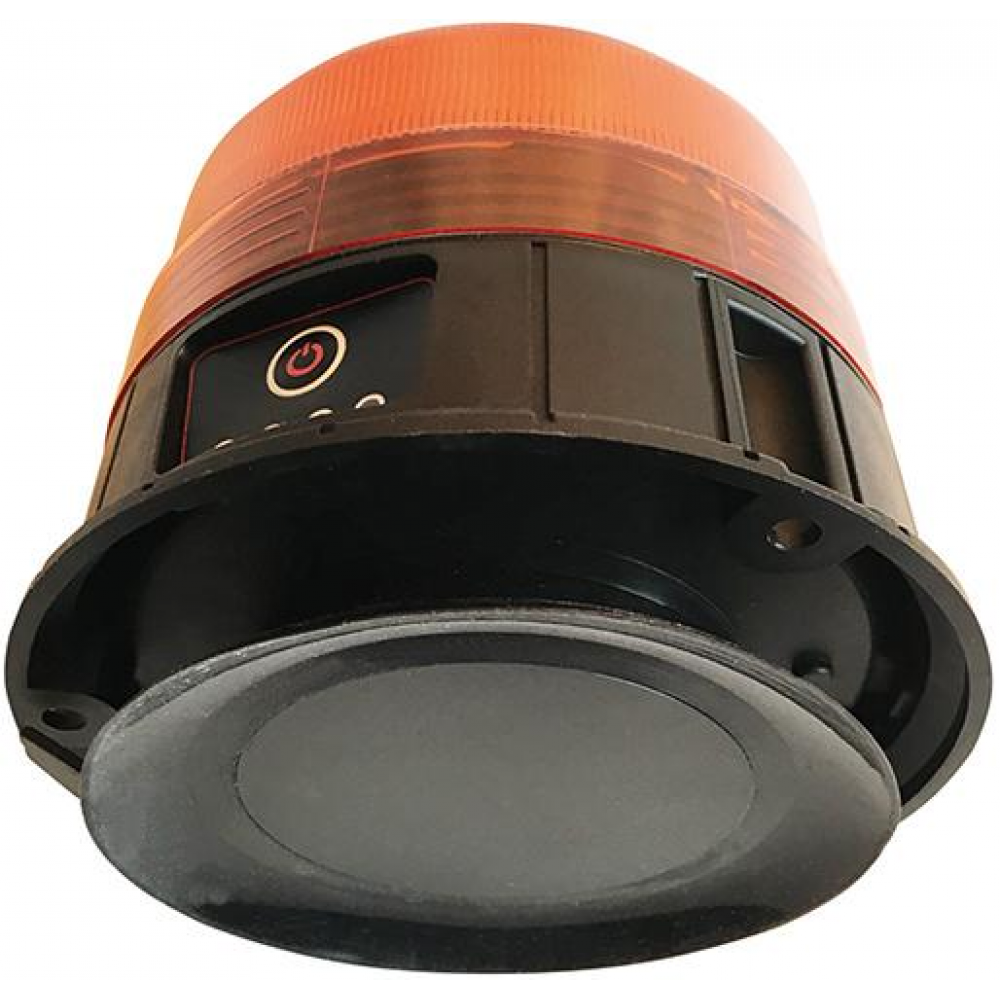 Rundum-Kennleuchte, Akku 12/24 V, R65 Rundumkennleuchte LED Magnetisch, Saugfuß