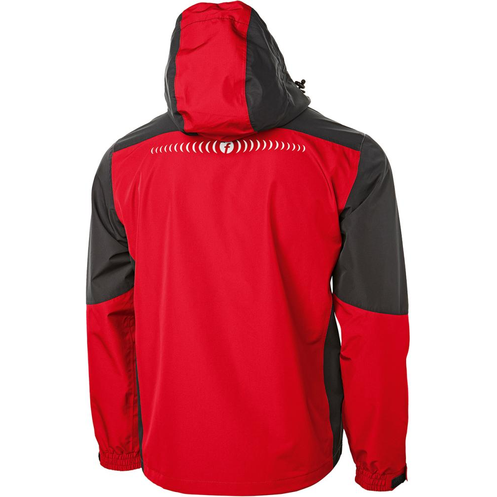 Regenjacke Gr. 4XL rot/schwarz Fortis Elements