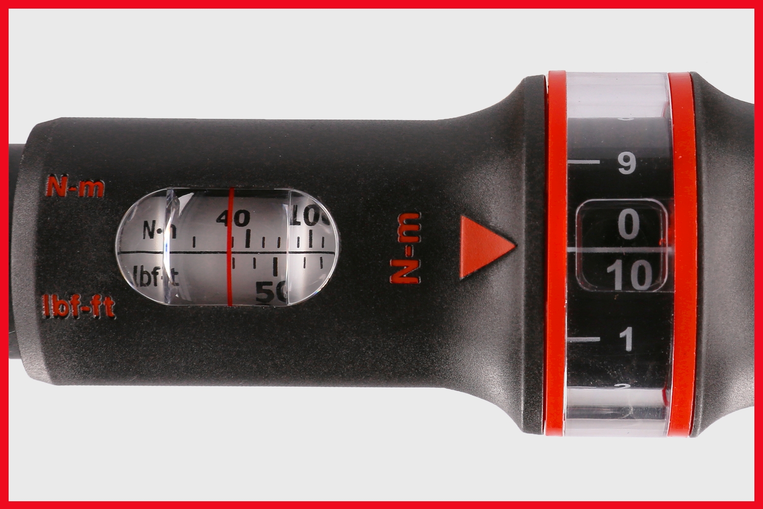 KSTOOLS 1/2" ERGOTORQUE®precision Ratschen-Drehmomentschlüssel Drehknopf, 40-200Nm