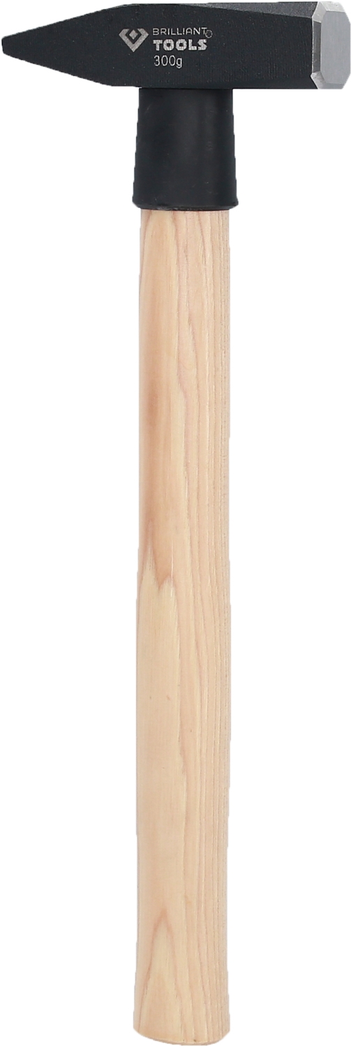 Brilliant Tools  Schlosserhammer mit Hickory-Stiel, 300 g