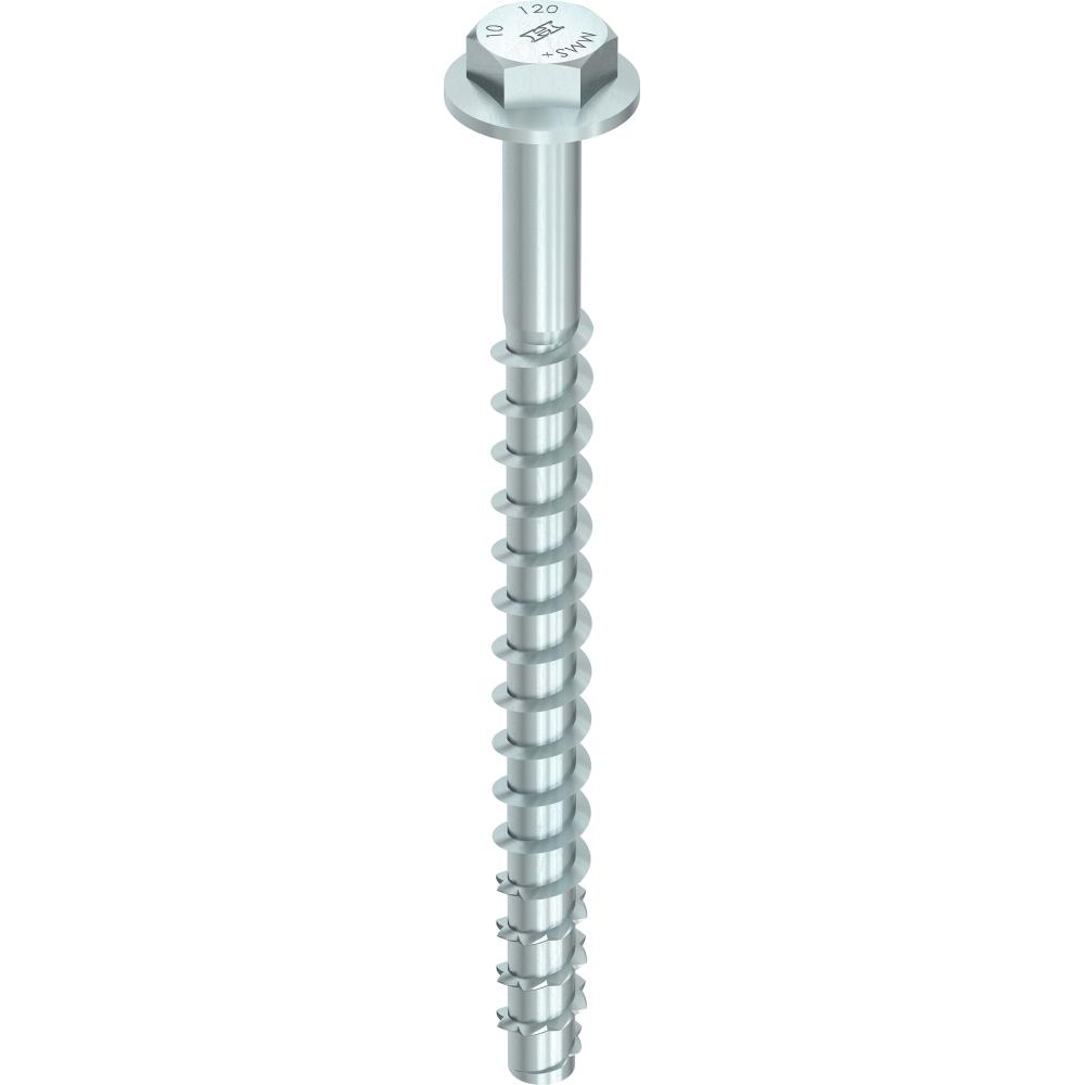 HECO-MMSplus-SS 12x1405065 SW15 zn-bl / MULTI-MONTI®-plus SS, Sechskantkopf mit Scheibe, blau verzinkt / Montagefreundlich auch bei stark verschlissenen Bohrern