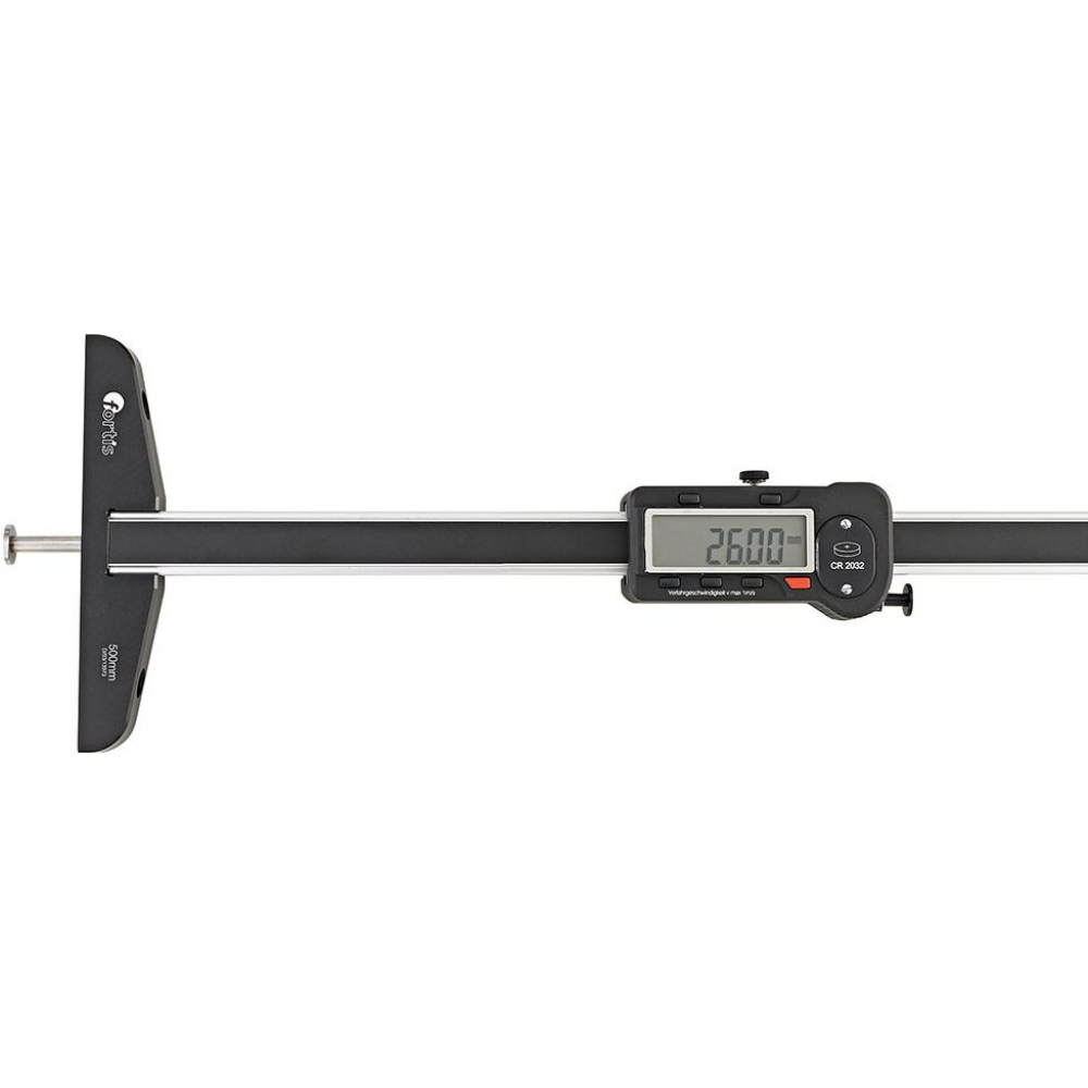 Digital-Tiefenmessschieber, Leichtmetall Tiefenmessschieber leichtbau digital 950mm FORTIS