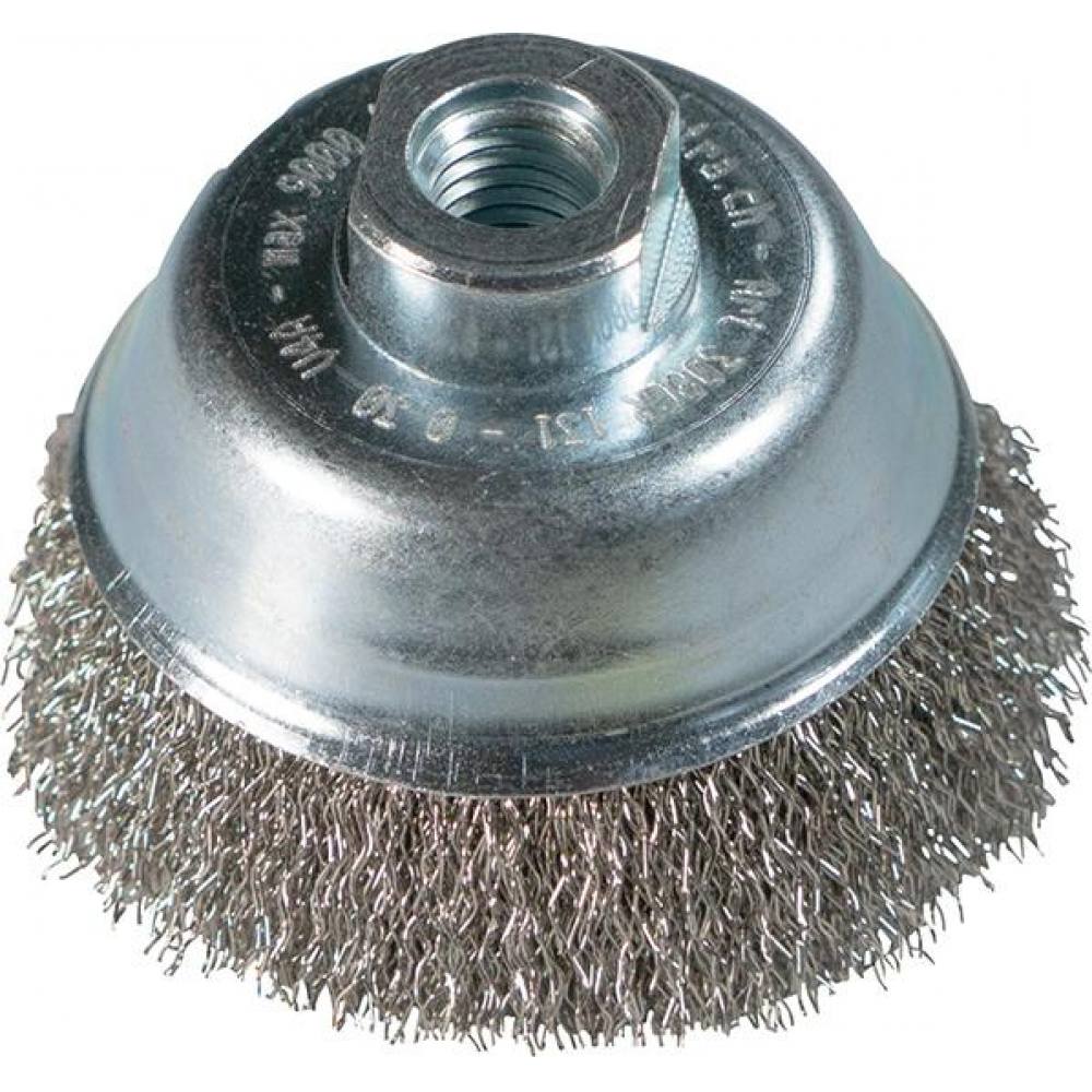 Topfbürste V4A M14 gewellt 70x0,3mm ZEINTRA