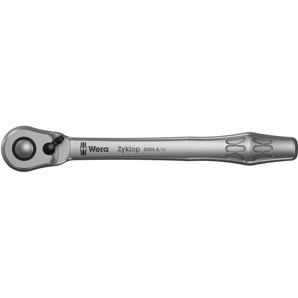 Hebel-Umschaltknarre 1/4", Zyklop Metal, Nr. 8004 A switch"Wera