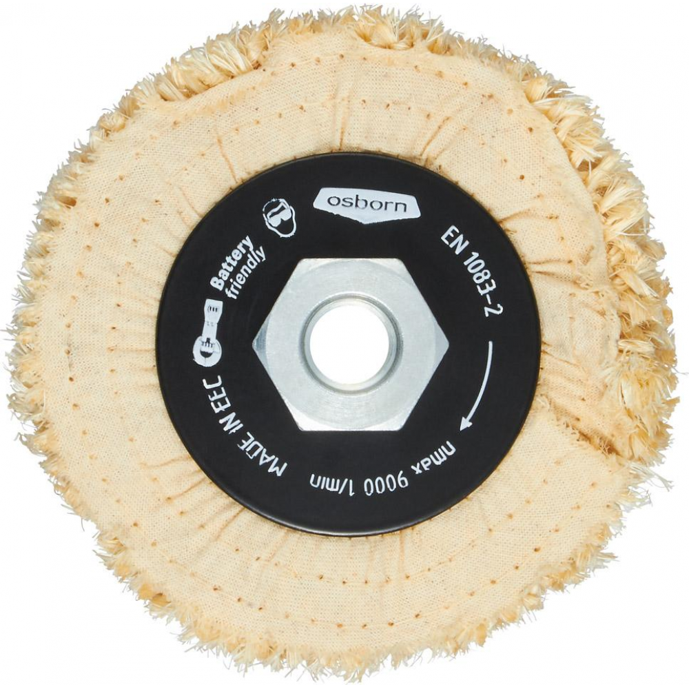Polierring Sisal für Akku-Maschinen 100mm osborn
