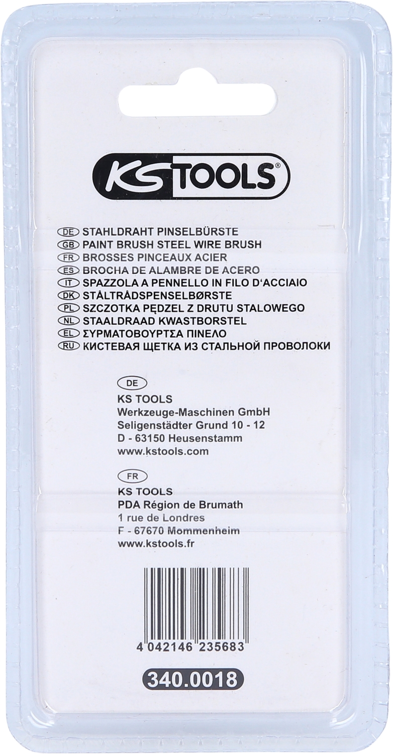 KSTOOLS Stahldraht Pinselbürste 0,3mm, Ø 30mm