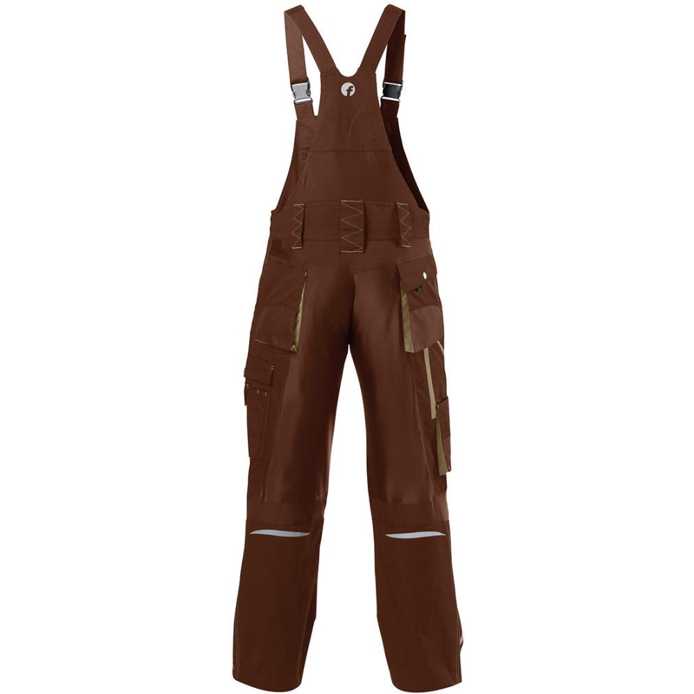 Latzhose Gr.48 braun/beige FORTIS/beige,Gr.48