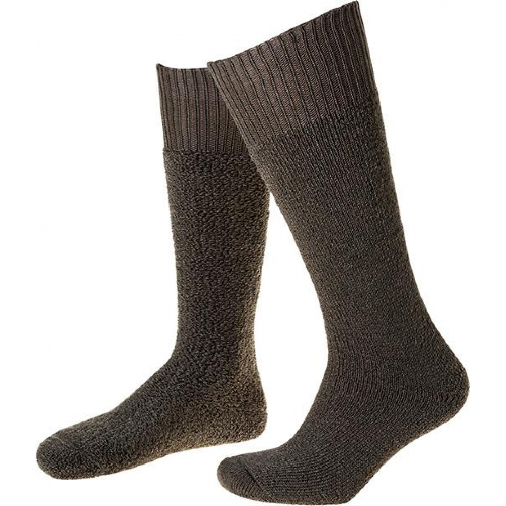 Stiefelsocke Gr. 39-41 Vollplüsch grün FORTIS