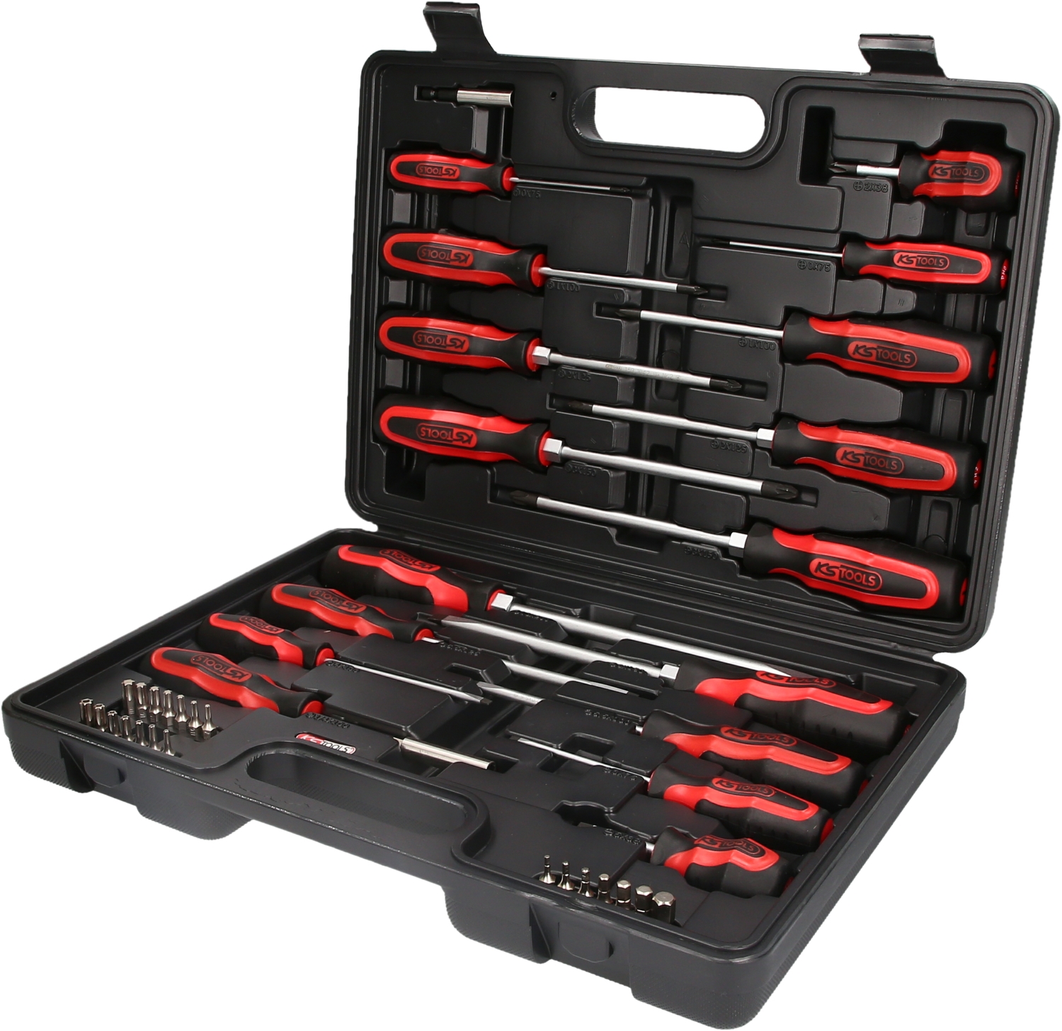 KSTOOLS ERGOTORQUEplus Schraubendreher- und Bit-Satz, 39-tlg