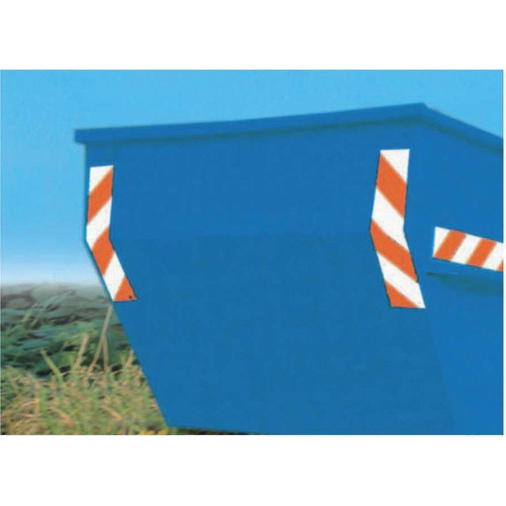 Container-Warnmarkierung Containermarkierung 705x141mm magnetisch 1 Satz = 4 linksweisend &rechtsweisend