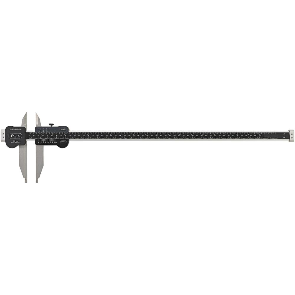 Werkstattmessschieber, Leichtmetall Messschieber Werkstatt mit Spitze 500mm FORTIS