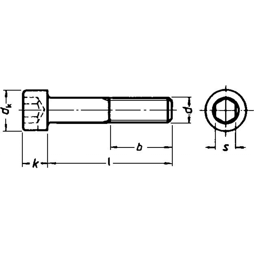 Zylinderschraube M10x40 DIN 912 mit Innen-6-kant Edelstahl A2 E-NORMpro HP
