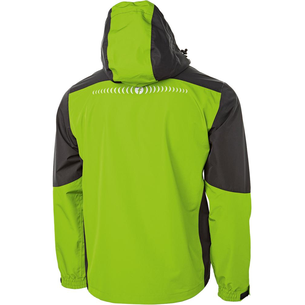 Regenjacke Gr. 4XL lime/schwarz Fortis Elements
