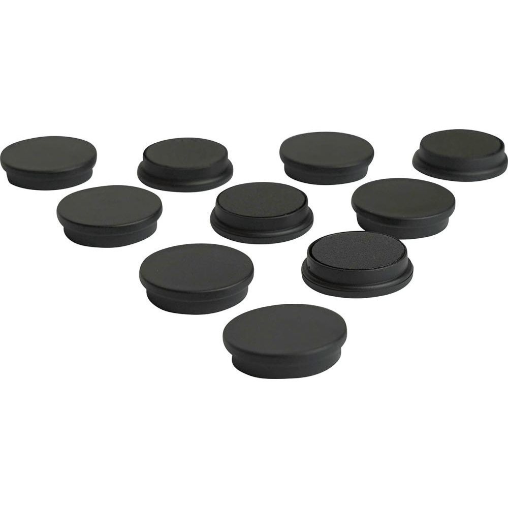 Organisationsmagnet rund schwarz 30mm Eclipse