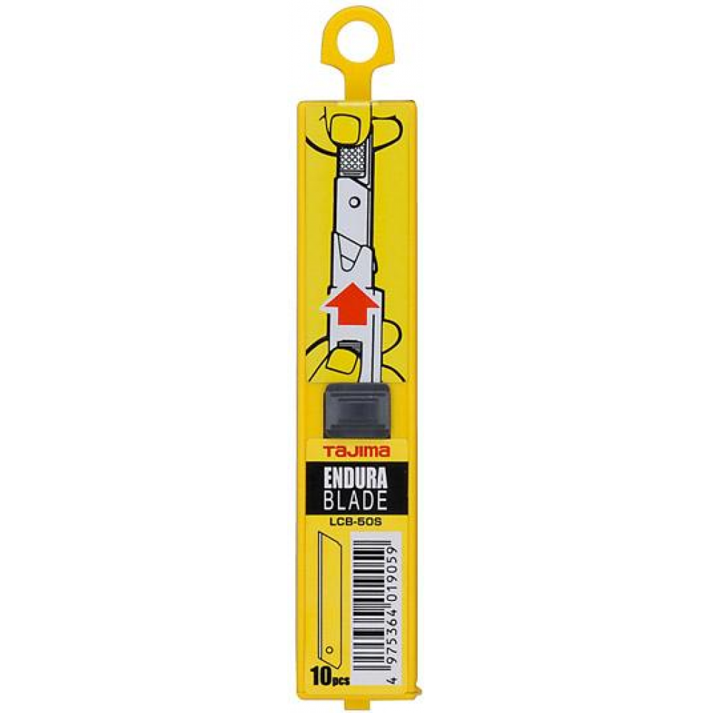 Schneideklinge SOLID Endura-Blade Cutterklinge Solid-Enduraohne Abbrechsegmente 18mm SB-Pack mit 10 Stück TAJIMA
