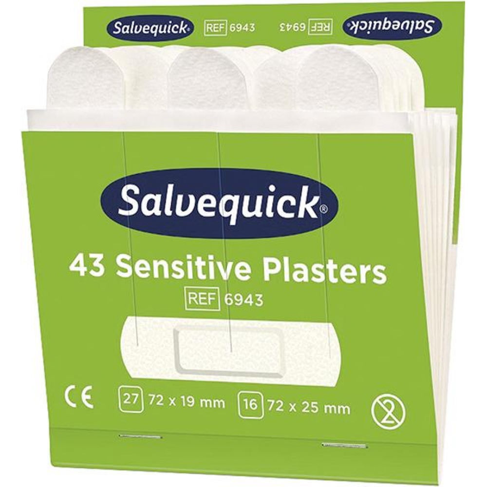 Nachfüllpackungen Salvequick 6x43PSensitive